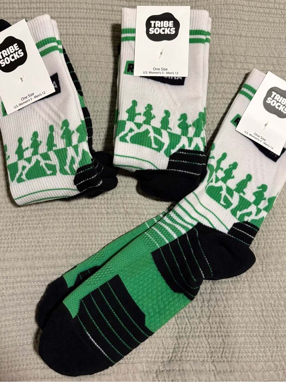 Male/Female Compression Running Socks, One Size - Picture 1 of 3